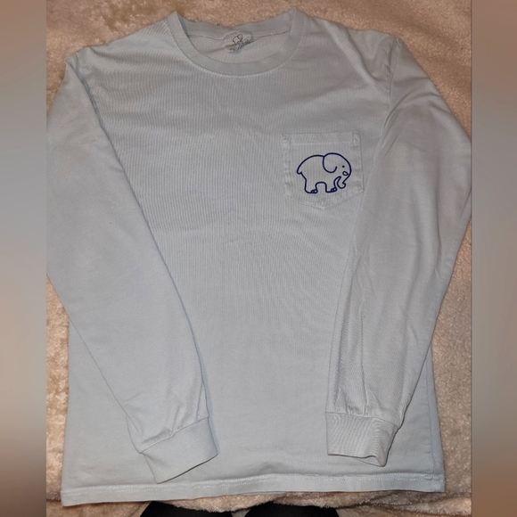 Ivory ella light blue long sleeve - Picture 1 of 3